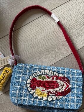 Viral New Release Rare Lobster Platter Beaded Bag With Butter Stick Bag Charm 🦞🦞